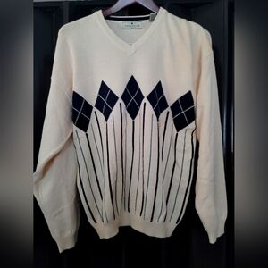Vtg John Ashford Mens Golf Sweater XL -  Good Cond
